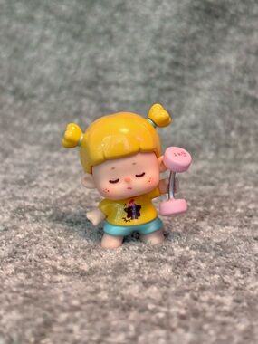 BUER shaking series mini bean figures | So easy weight shaker | yellow Buer bean
